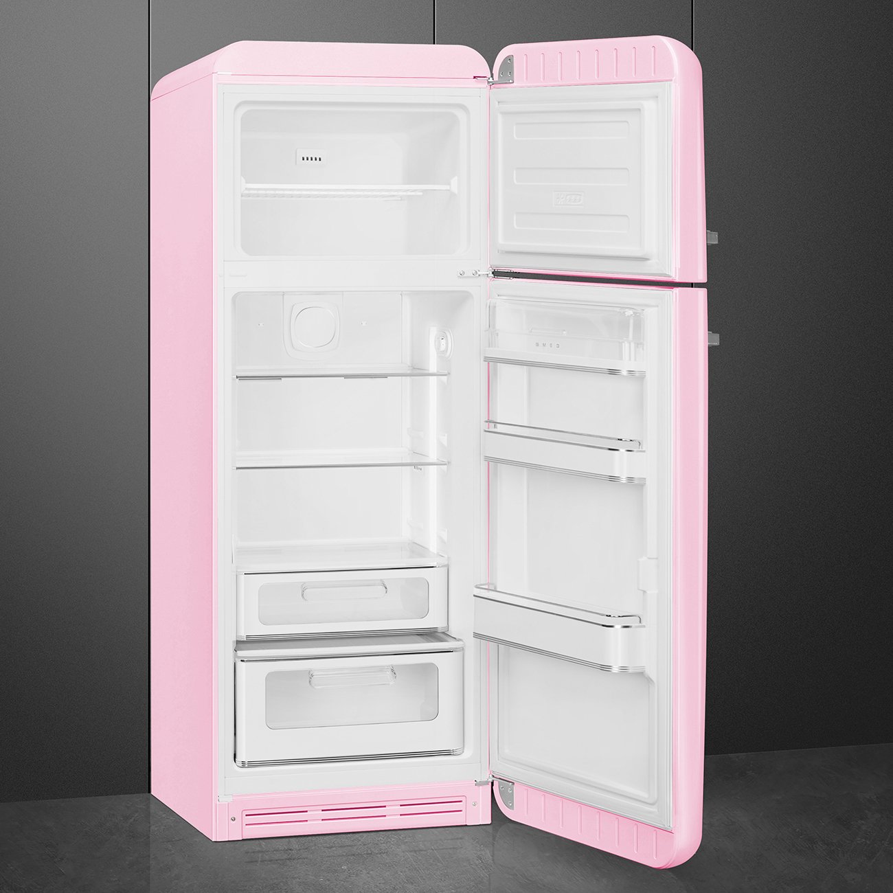 Smeg FAB30RPK6 Pink Free standing refrigerator, view 2