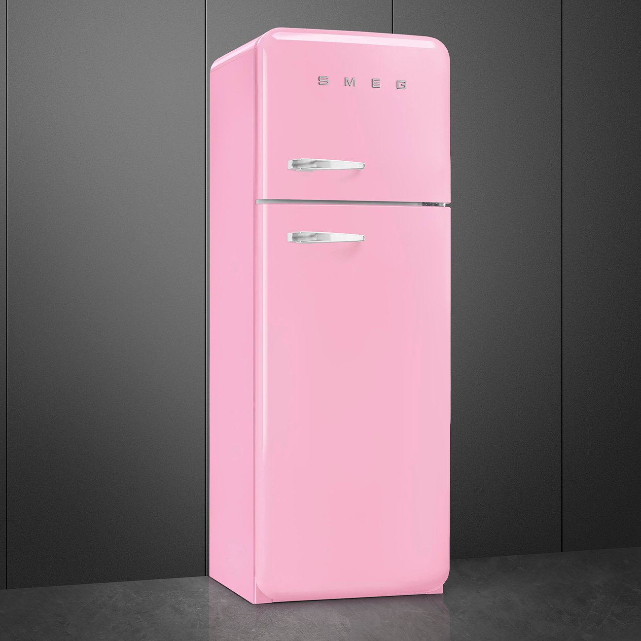 Smeg FAB30RPK6 Pink Free standing refrigerator, view 3