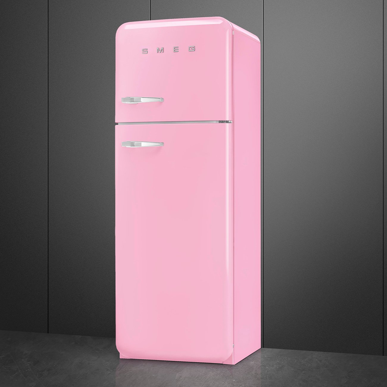 Smeg FAB30RPK6 Pink Free standing refrigerator, view 4