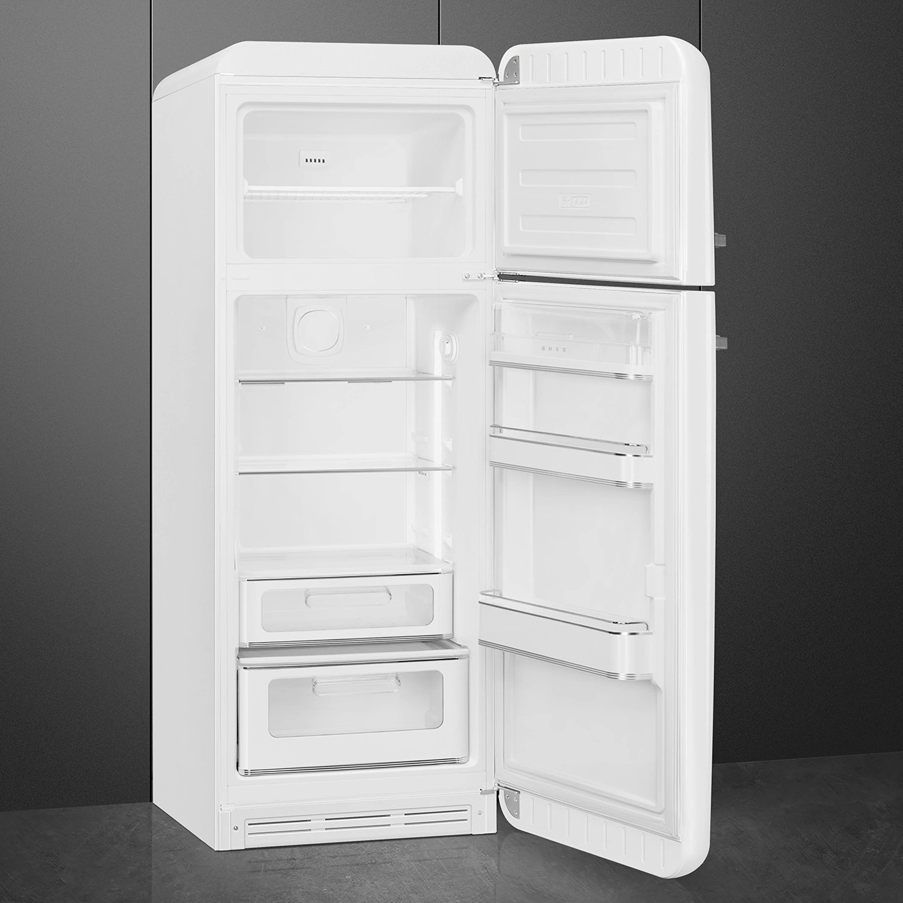 Smeg FAB30RWH5 White Free standing refrigerator, view 2