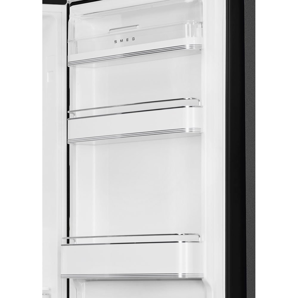 SMEG FAB32 Black Retro Fridge Freezer Right Hinge view 3