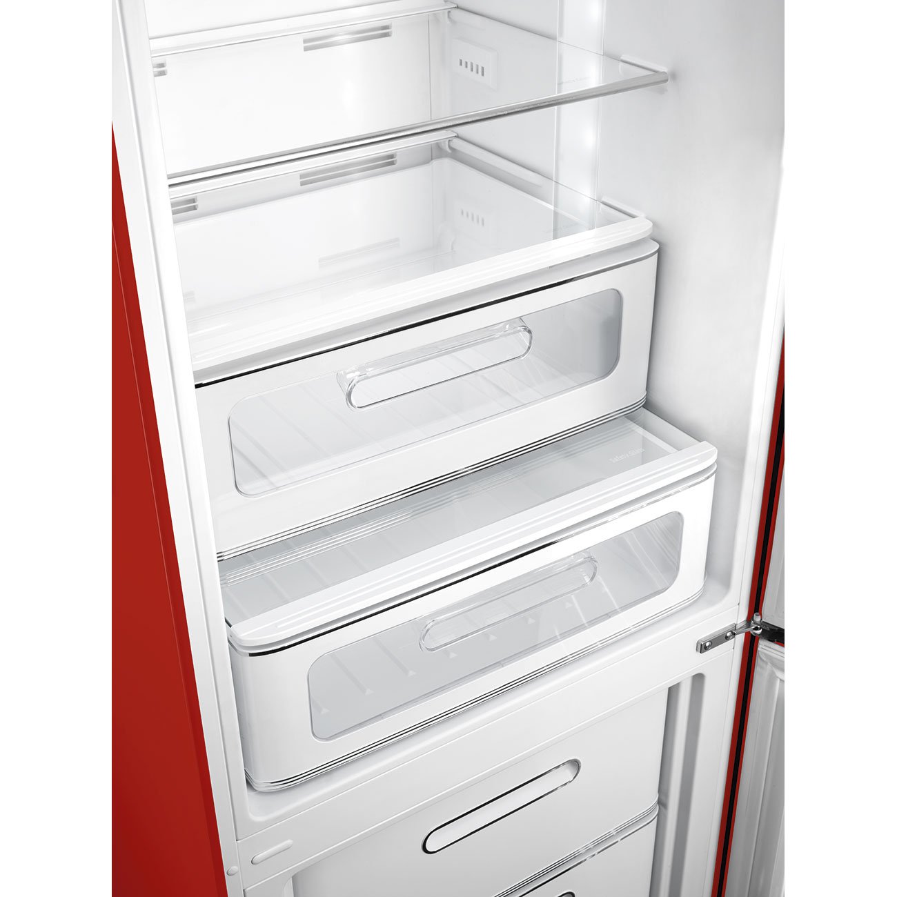 Smeg FAB32RRD6 Red Free standing refrigerator, view 3