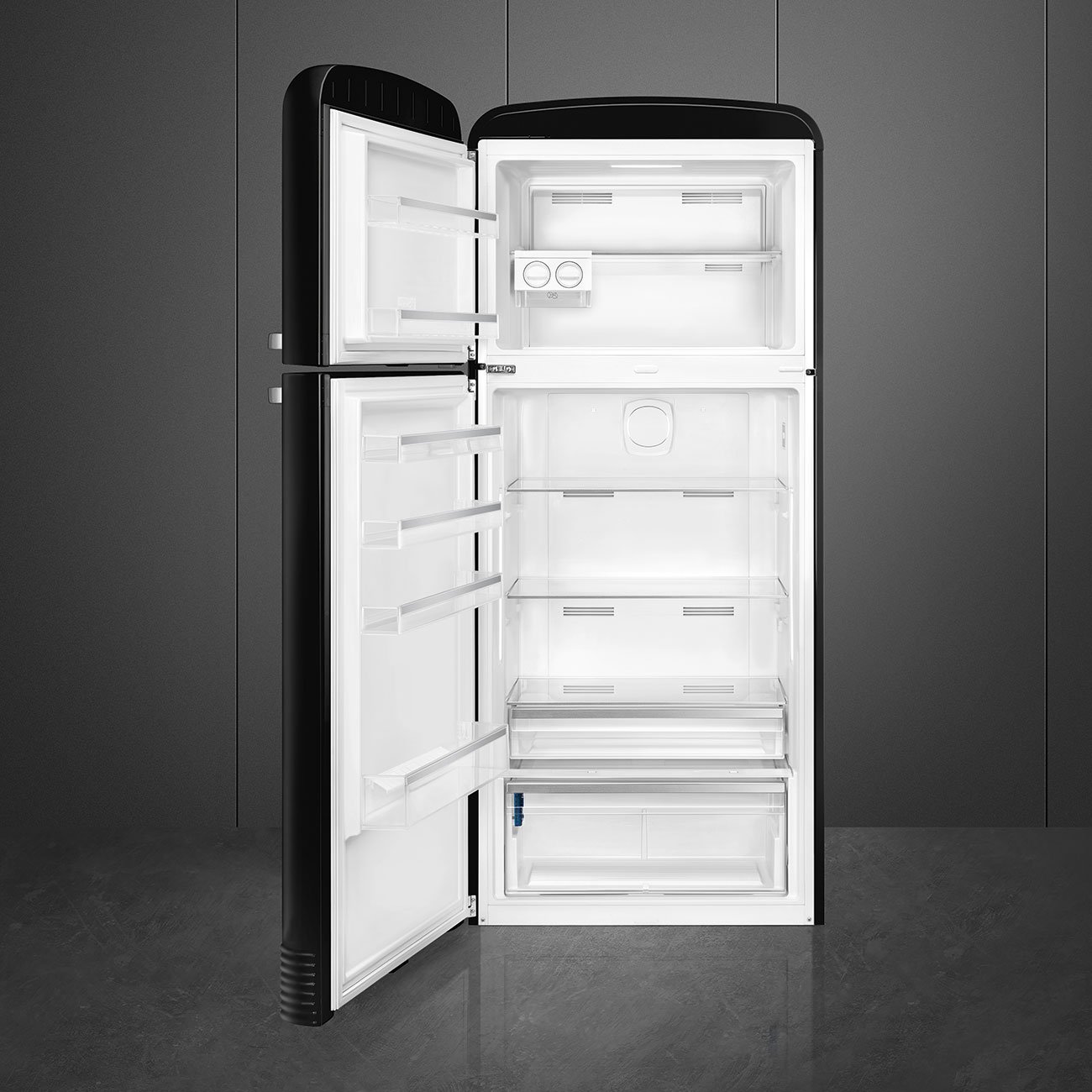 Smeg FAB50LBL5 Black Free standing refrigerator, view 2
