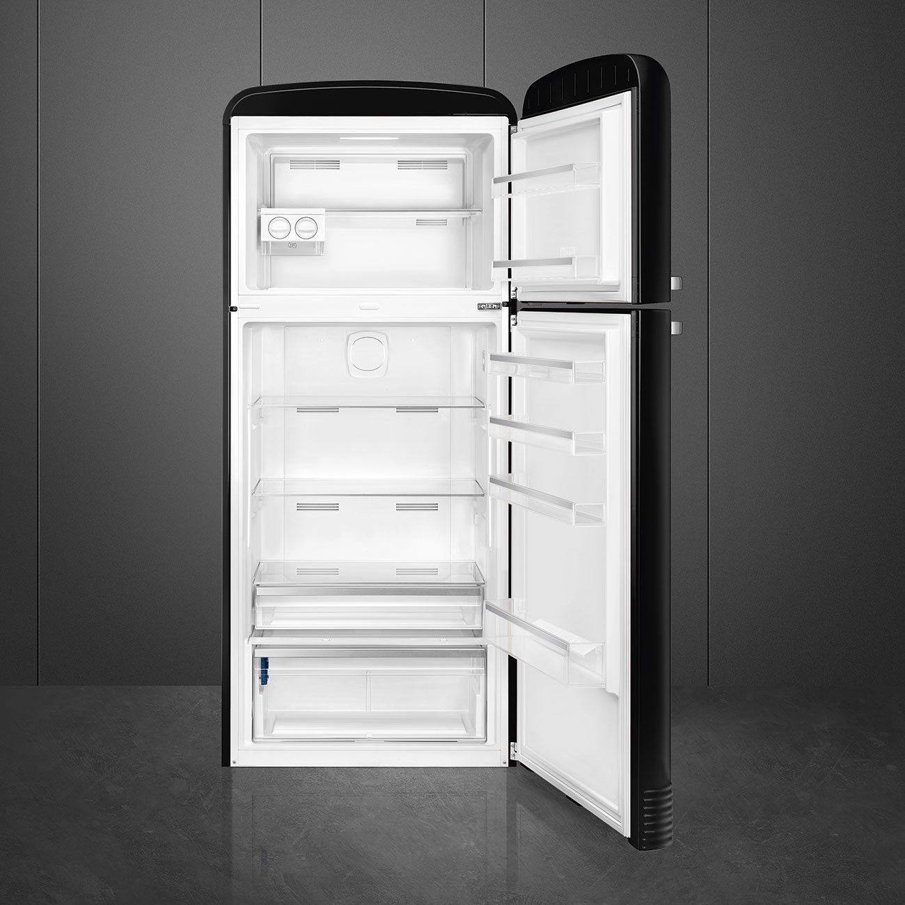 Smeg FAB50RBL5 Black Free standing refrigerator, view 2