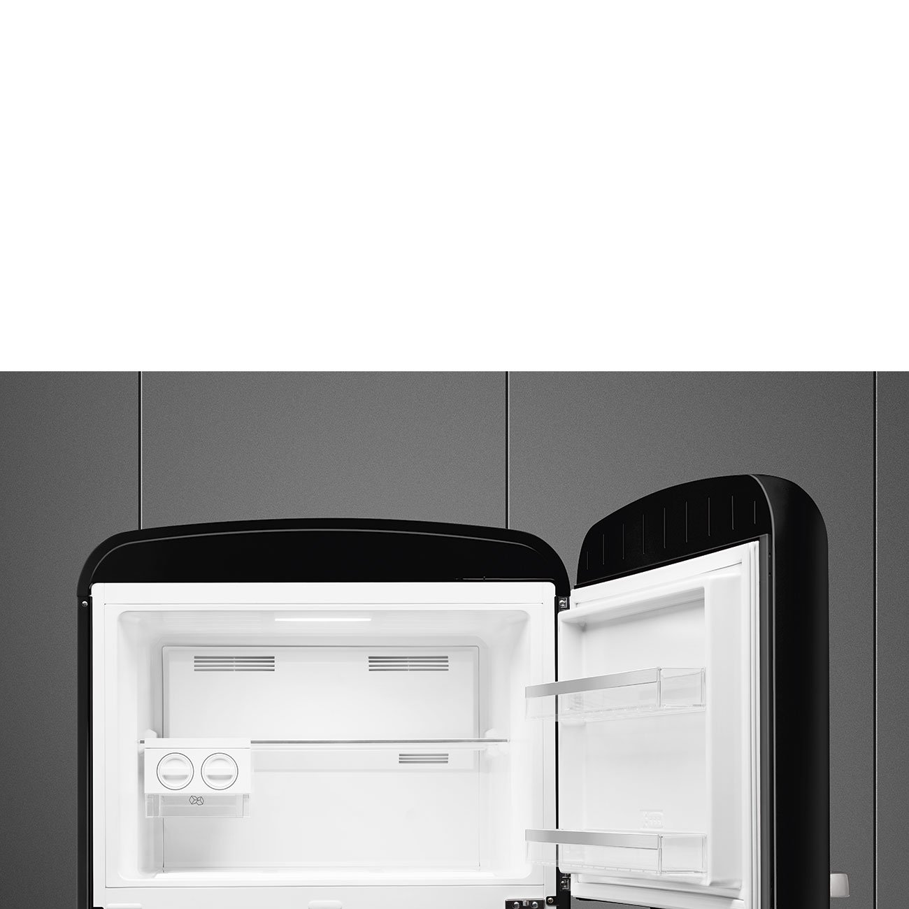 Smeg FAB50RBL5 Black Free standing refrigerator, view 4
