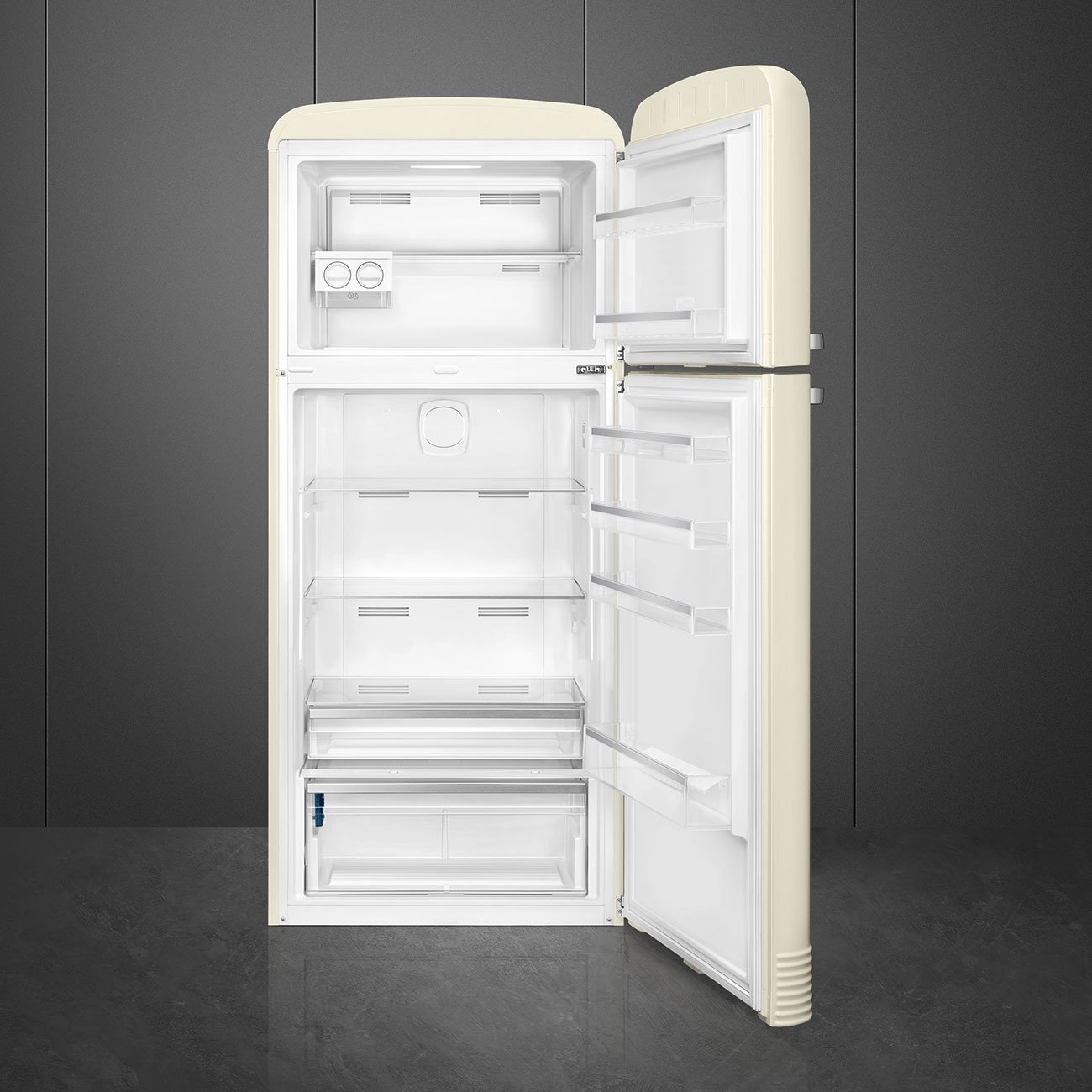 Smeg FAB50RCR5 Cream Free standing refrigerator, view 2