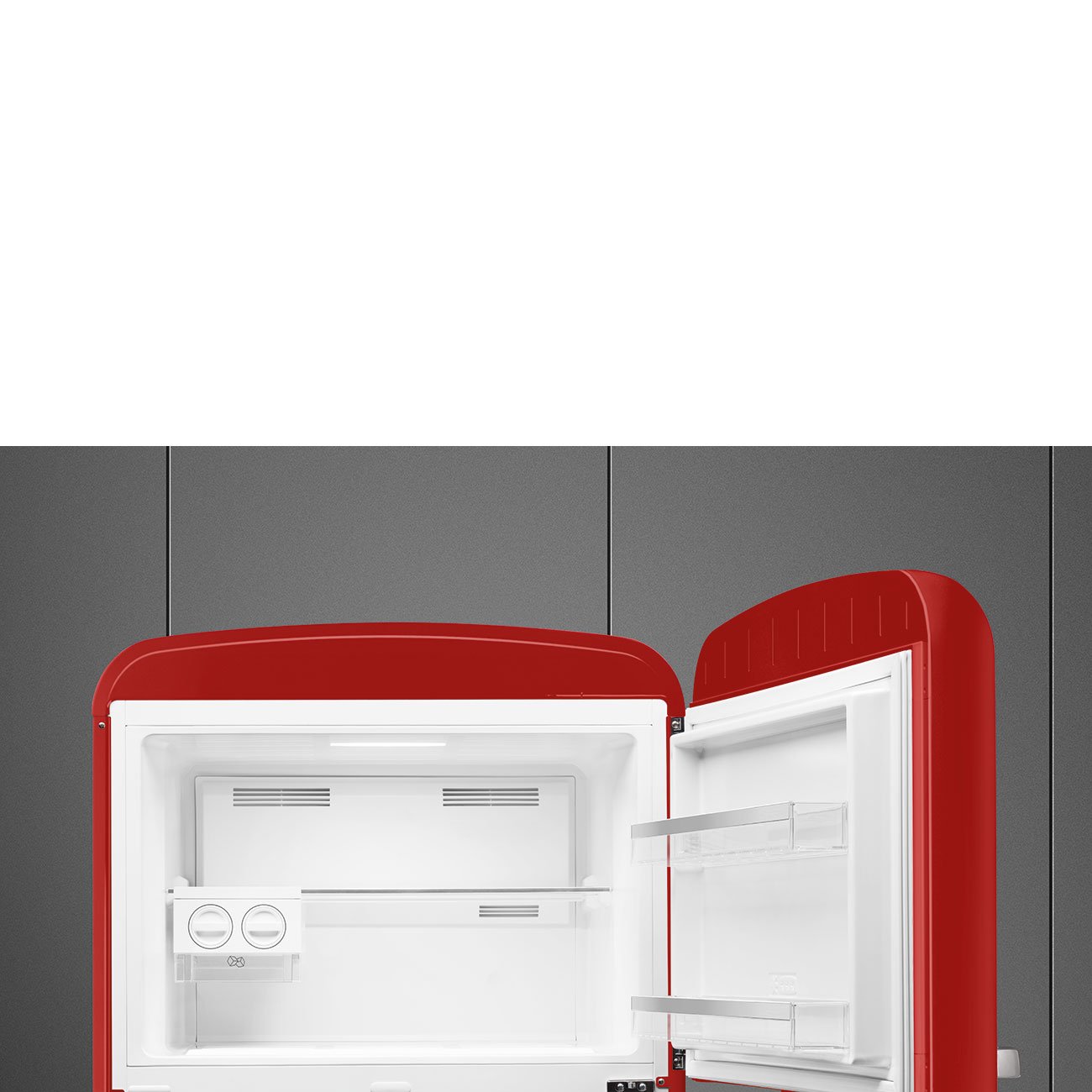 Smeg FAB50RRD5 Red Free standing refrigerator, view 4