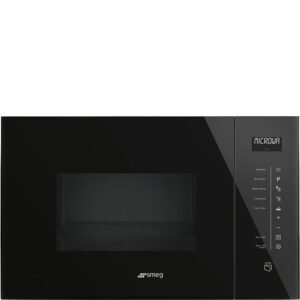 SMEG FMI125N Black Linea Built-in Microwave