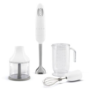 SMEG HBF03 White Hand Blender with Accessories