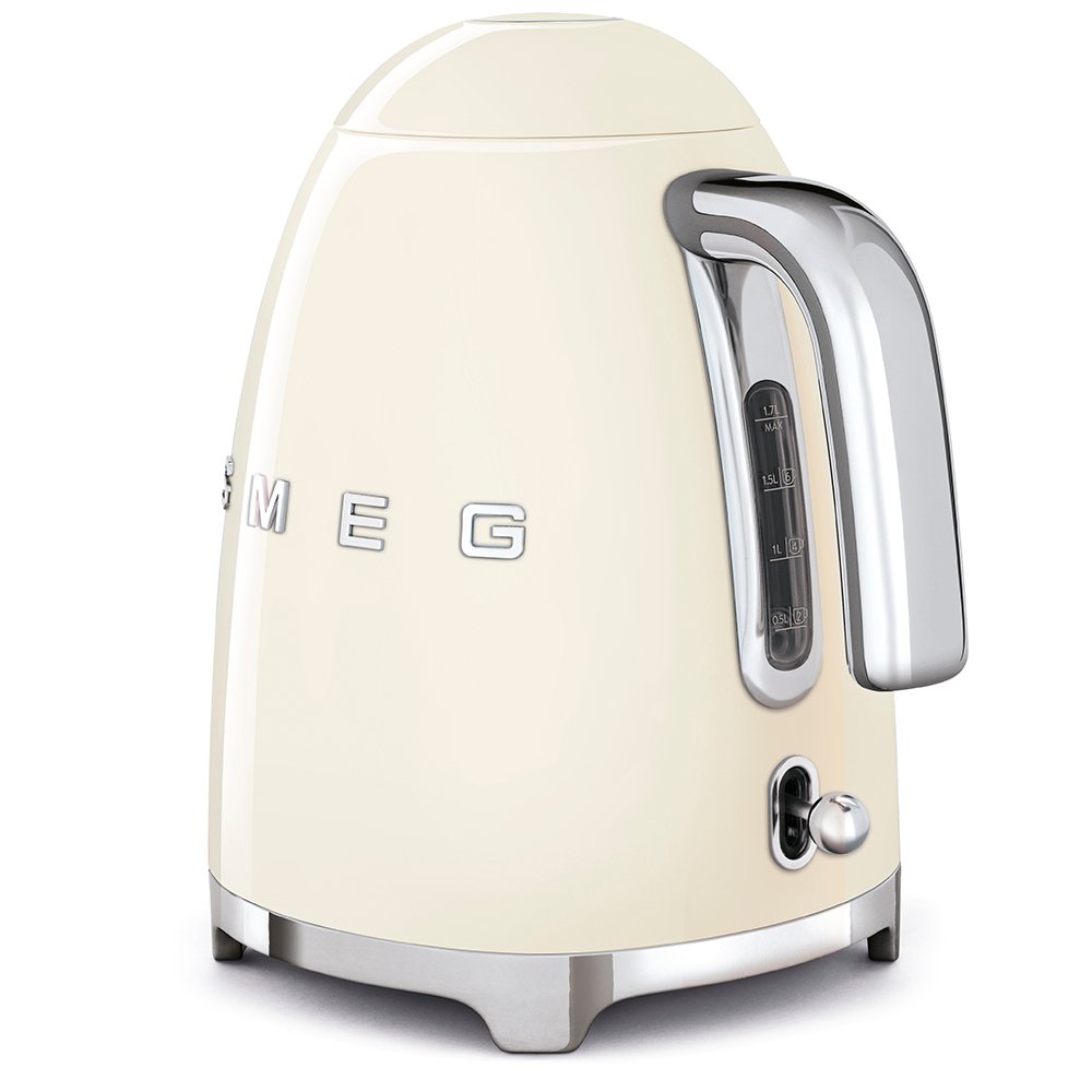 SMEG Cream Kettle 1.7L (KLF03CRSA), view 3