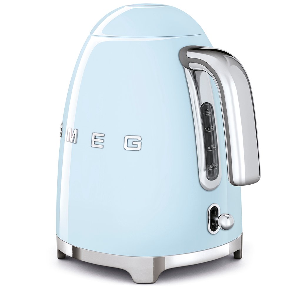 SMEG Pastel Blue Kettle 1.7L (KLF03PBSA), view 3