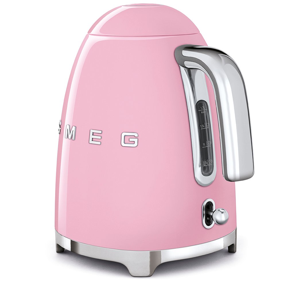 SMEG Pink Kettle 1.7L (KLF03PKSA), view 4