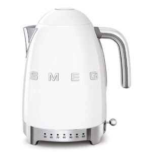 SMEG White Variable Temperature Kettle 1.7L