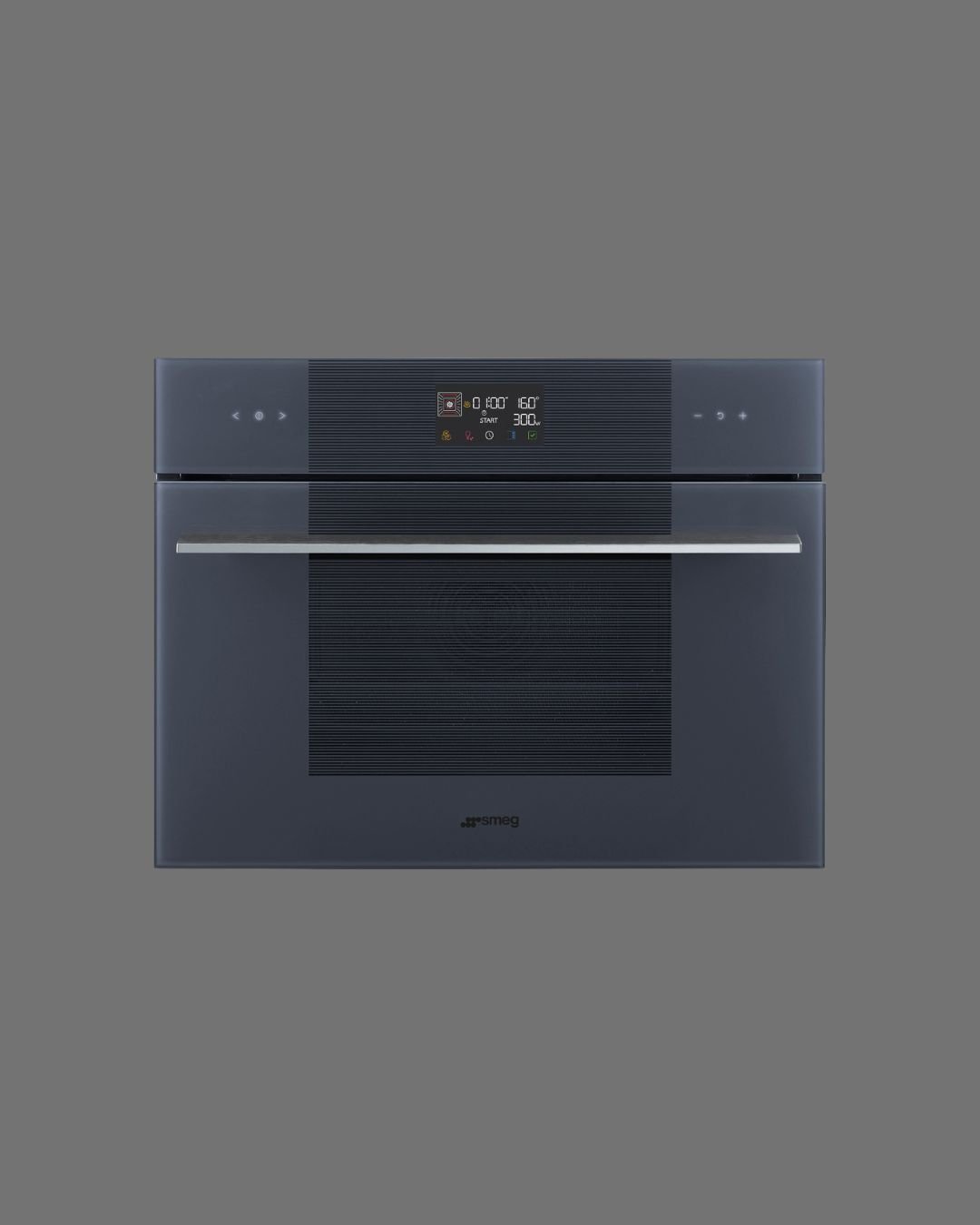 Smeg Neptune Grey Counter Microwave