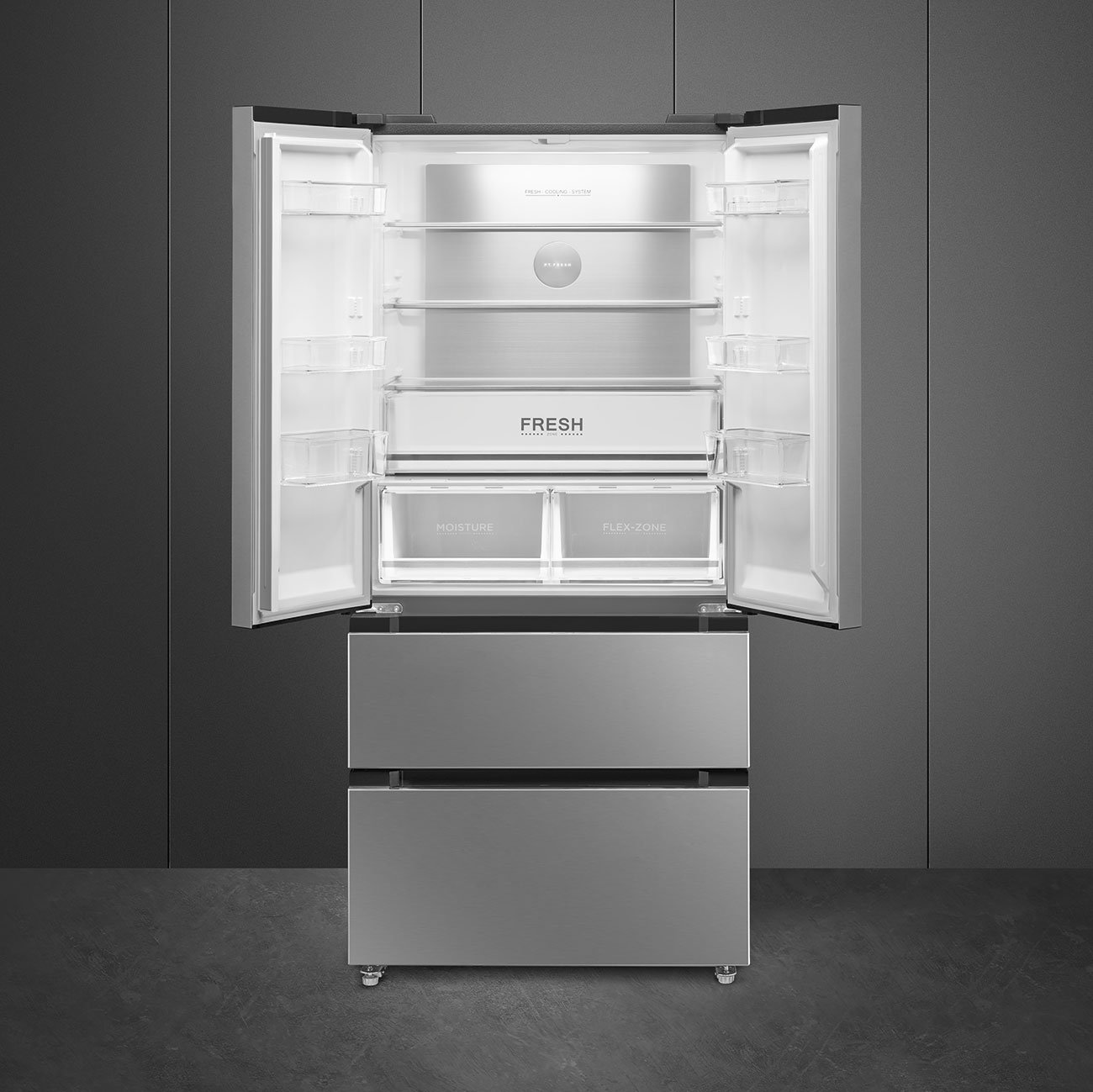 Smeg RFD50XZA Free standing refrigerator, view 2