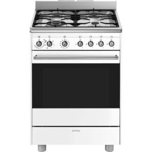 SMEG Classica 60cm White Gas Electric Cooker