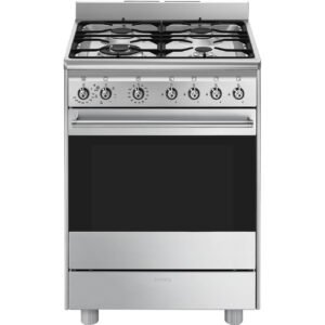 SMEG Classica 60cm Stainless Steel Gas Electric Cooker