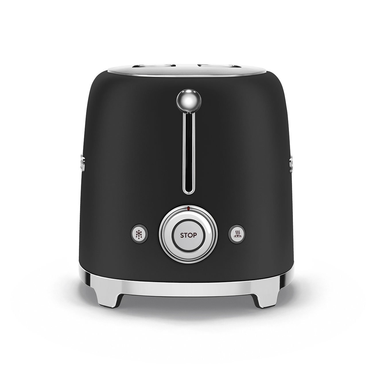 SMEG Black Matt 2-Slice Toaster (TSF01BLMSA), view 4