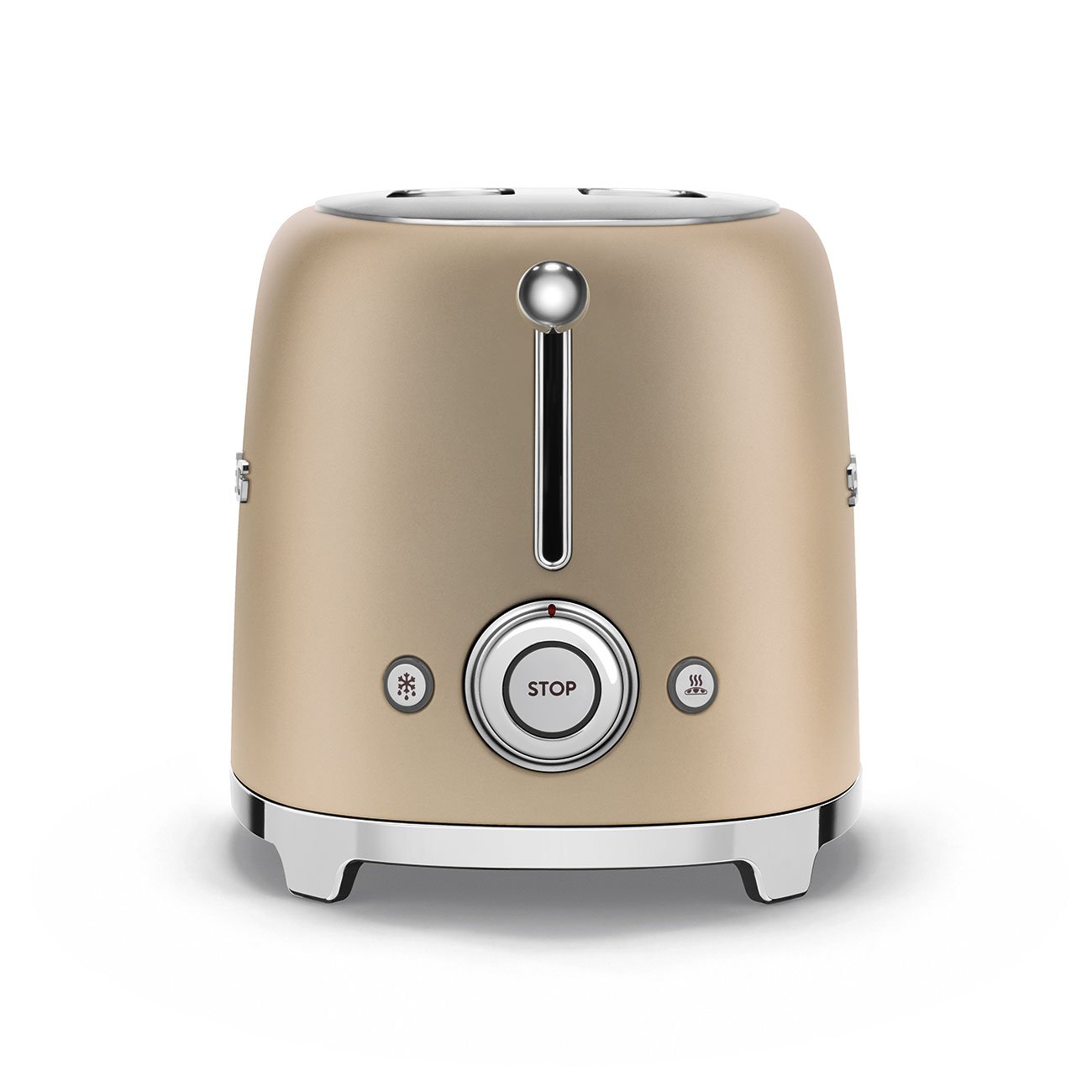 SMEG Champagne Matt 2-Slice Toaster (TSF01CHMSA), view 4
