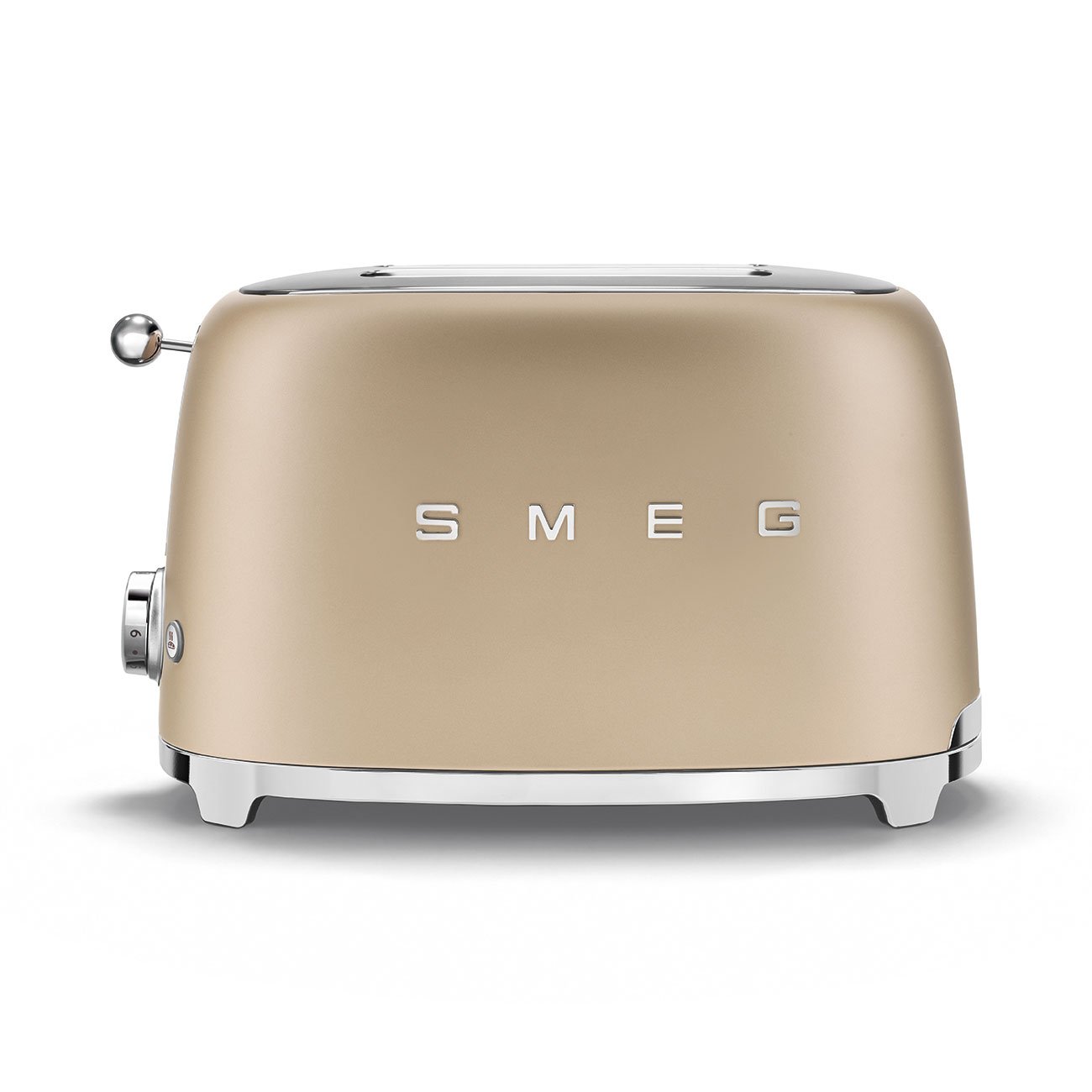 SMEG Champagne Matt 2-Slice Toaster (TSF01CHMSA), view 5