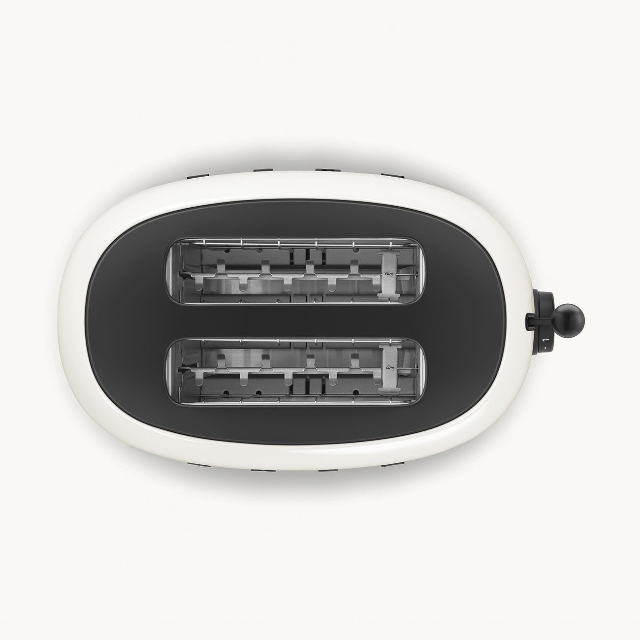 Smeg TSF01PCWEU Porsche x toaster Carrara White, view 4