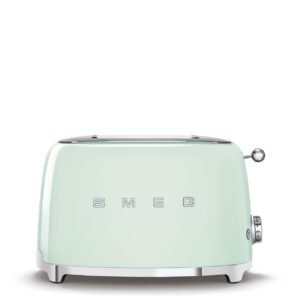 Smeg TSF01PGSA 50s Retro Style 2 Slice Toaster Pastel Green