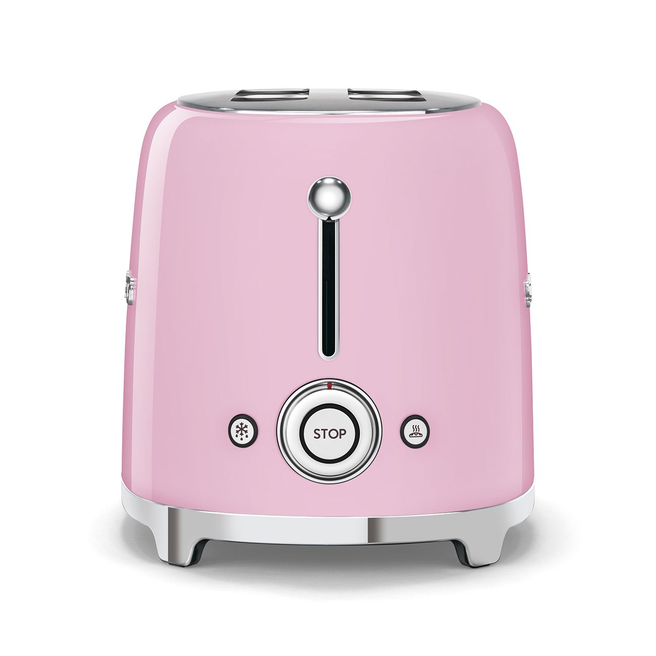 SMEG Pink 2-Slice Toaster (TSF01PKSA), view 3