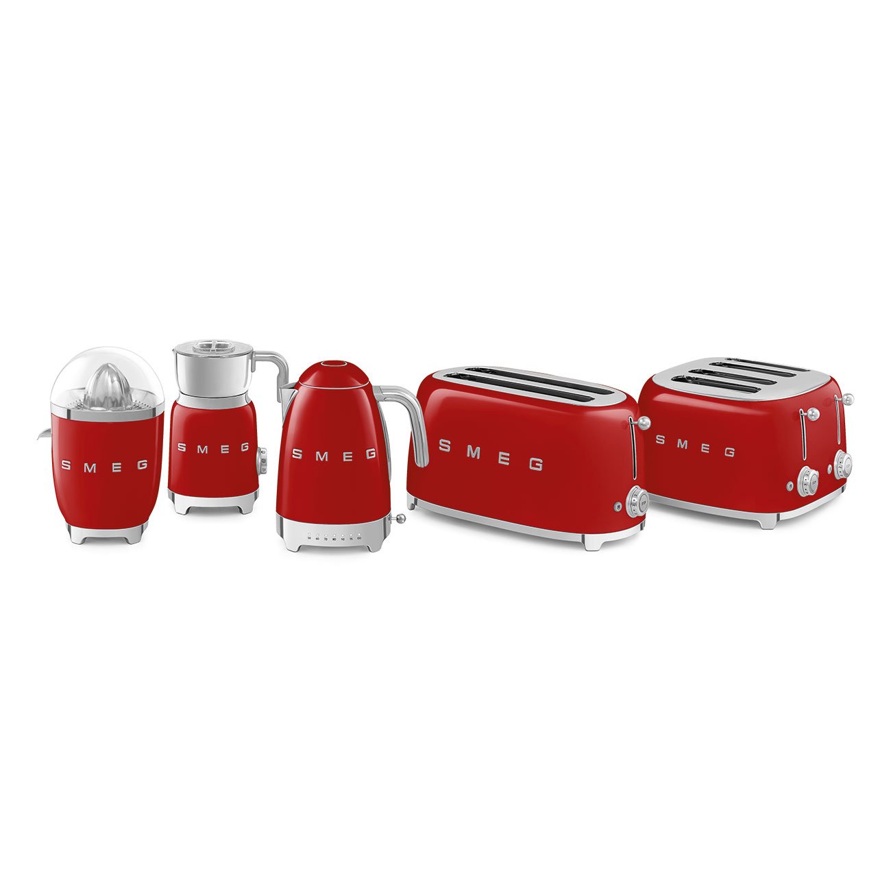 Smeg TSF02RDSA Red, view 4
