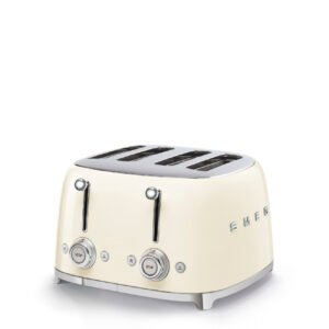 SMEG Cream 4-Slice 4-Slot Toaster