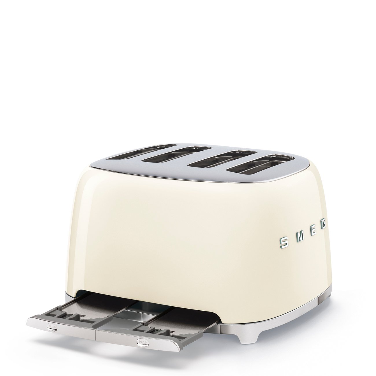 Smeg TSF03CREU Cream Toaster 4x4, view 4