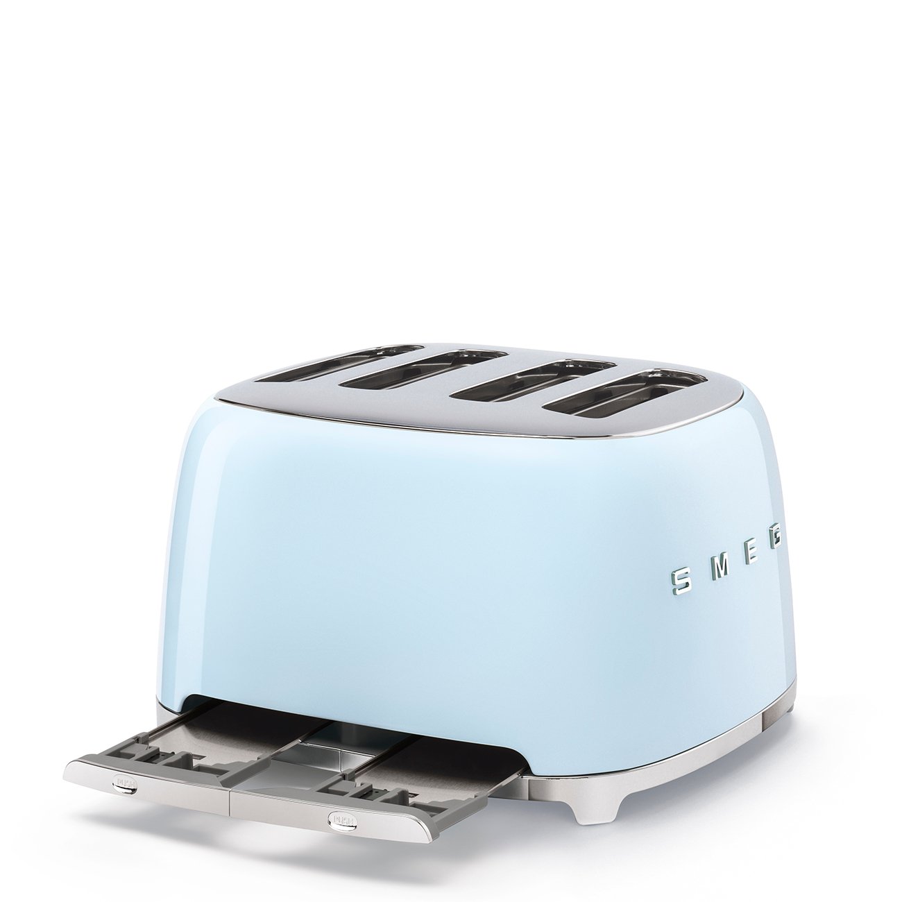 SMEG Pastel Blue 4-Slice 4-Slot Toaster (TSF03PBEU), view 4