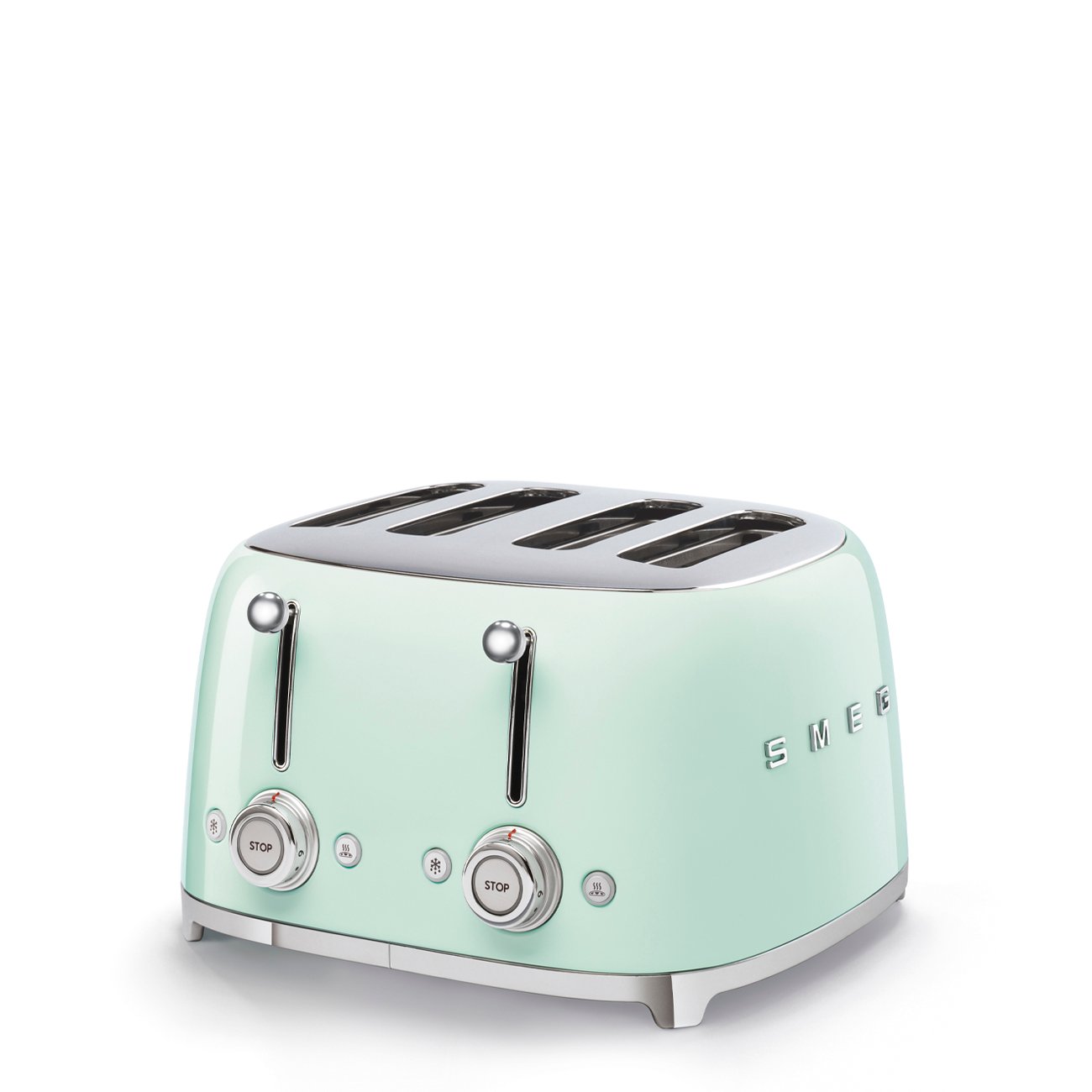 Smeg TSF03PGEU Pastel green Toaster 4x4