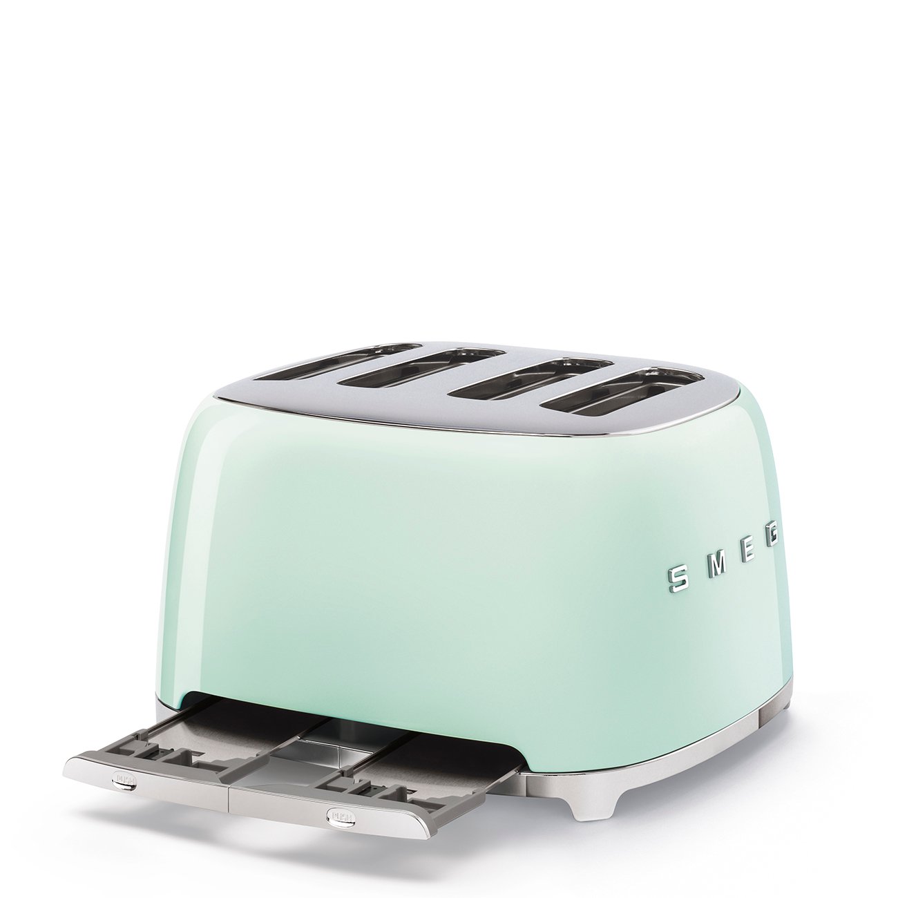 Smeg TSF03PGEU Pastel green Toaster 4x4, view 4