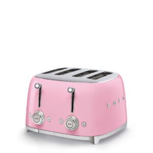 SMEG Pink 4-Slice 4-Slot Toaster