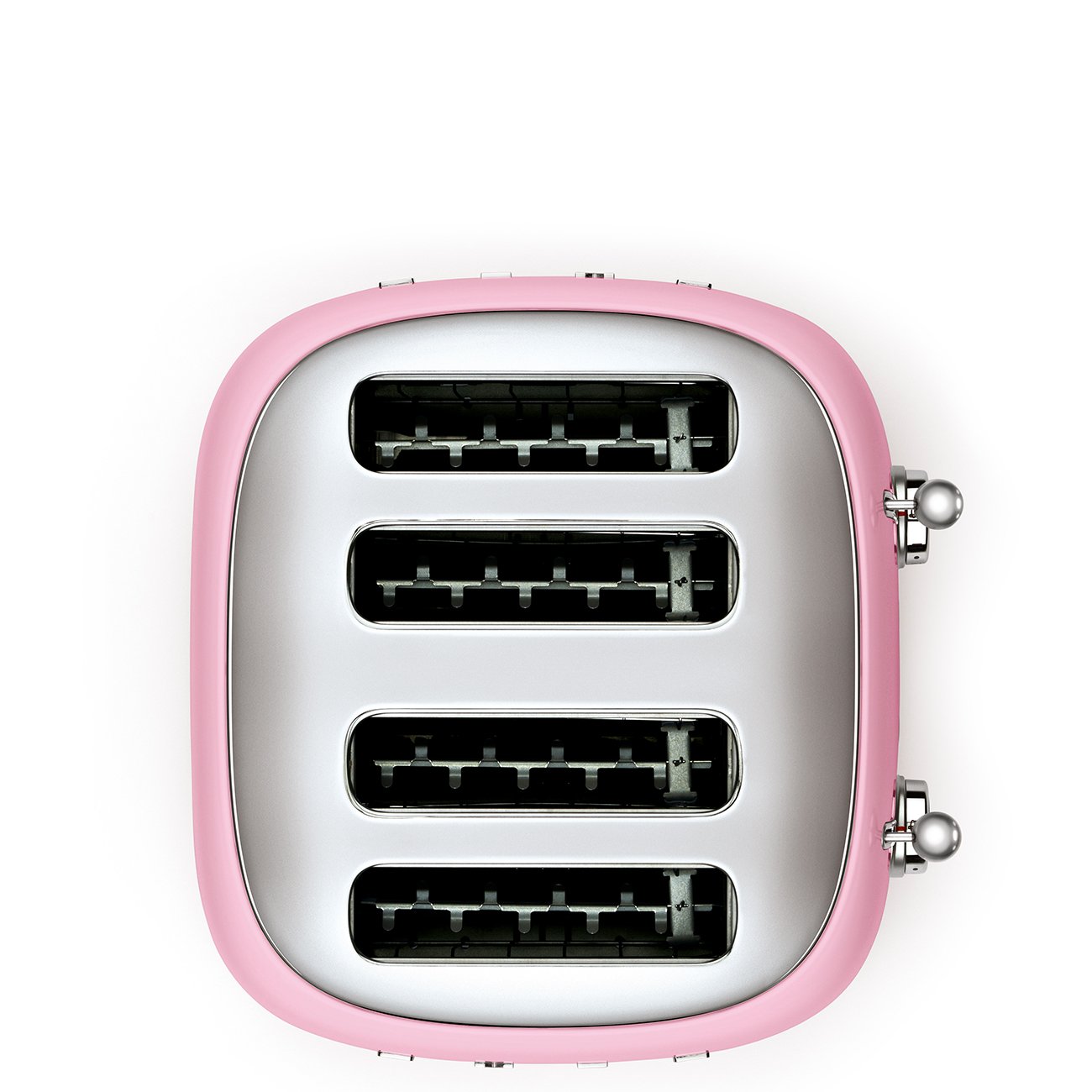 Smeg TSF03PKEU Pink Toaster 4x4, view 2