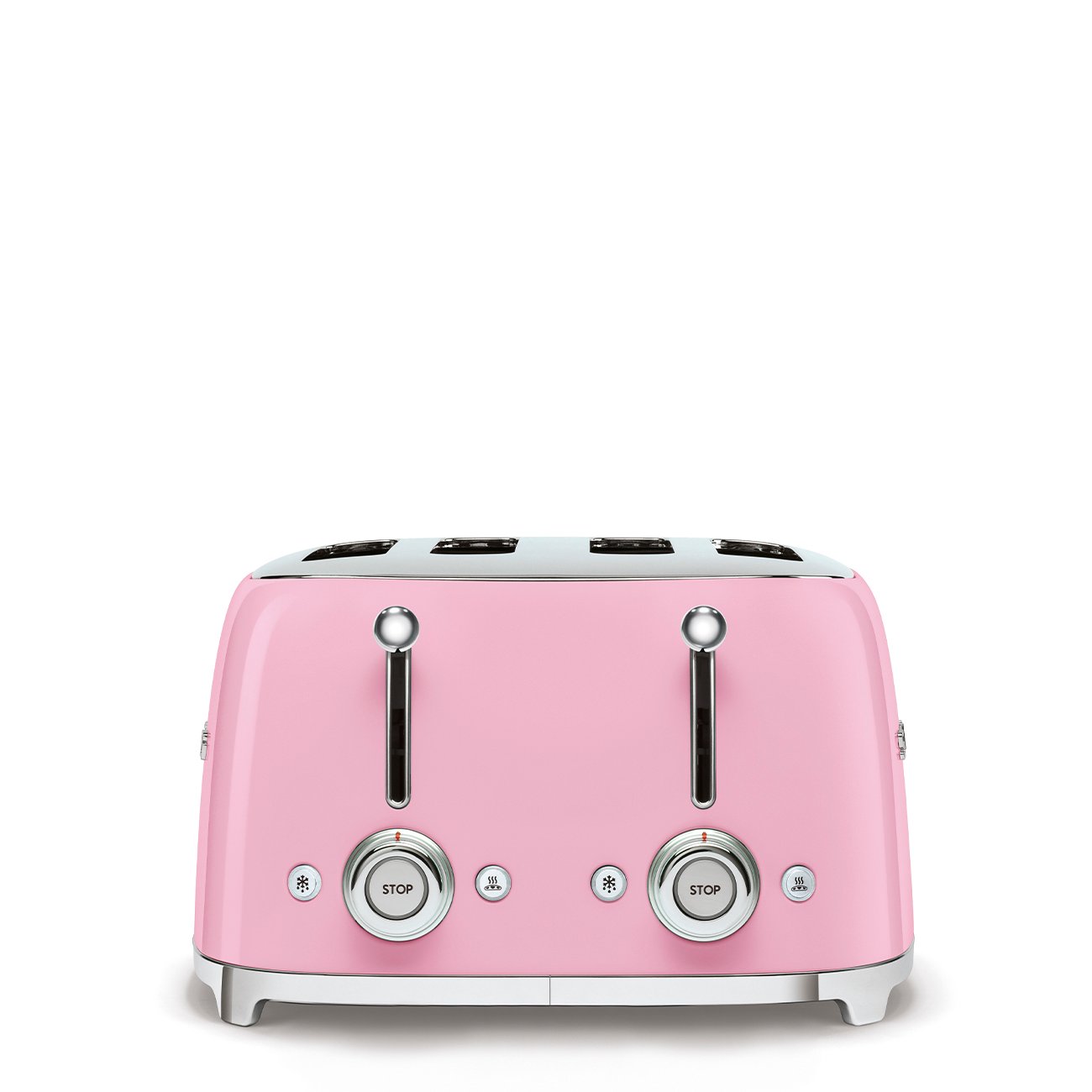 Smeg TSF03PKEU Pink Toaster 4x4, view 3
