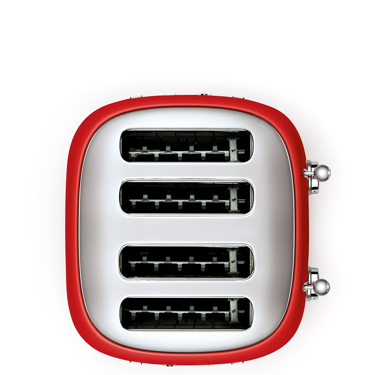 Smeg TSF03RDSA Red Toaster 4x4, view 2