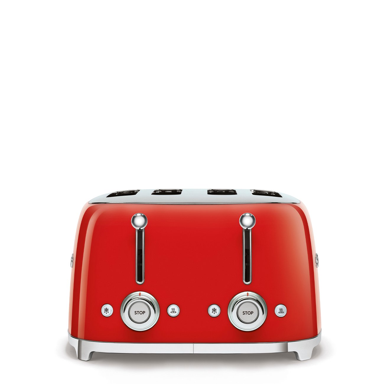 Smeg TSF03RDSA Red Toaster 4x4, view 3