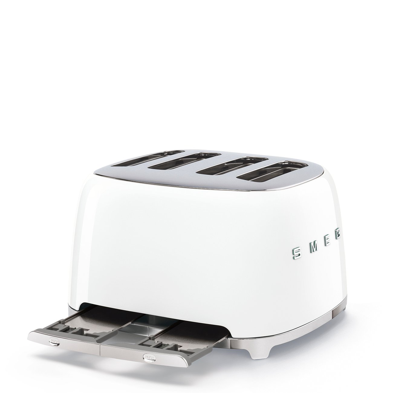 Smeg TSF03WHEU White Toaster 4x4, view 4
