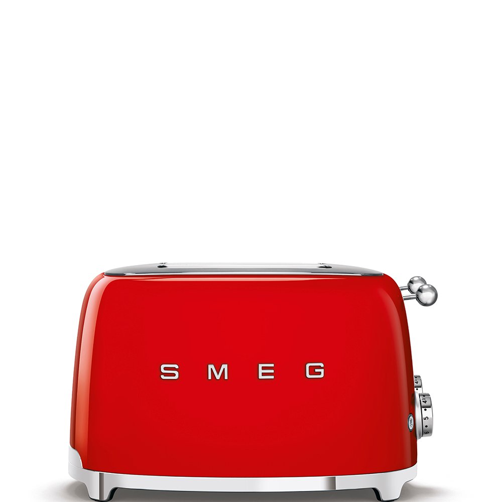 Smeg TSF03WHSA 2000W 4 Slice Red Retro Toaster