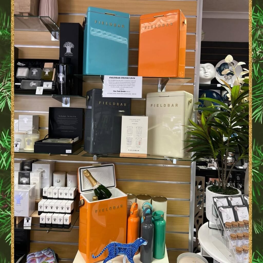 Fieldbar cooler boxes on display in store